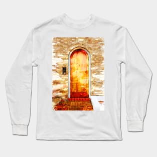 Vintage Door In Hyde Park London Long Sleeve T-Shirt